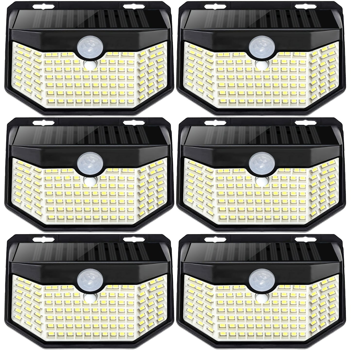 Solar Step Lights Outdoor 120 LED Motion Sensor – 270° Wide Angle IP65 Waterproof Wall Light with 3 Modes | 18-Hour Solar Powered Stair Light for Pathway, Fence, Garage & Deck | 4/6/8 Pack