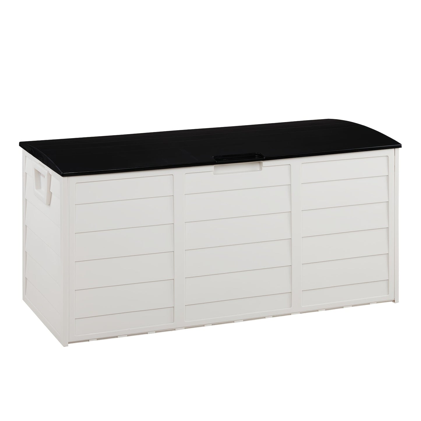 75 Gallon Deck Box with Wheels – 284L Resin Outdoor Storage Box Lockable Plastic Container for Patio, Pool & Garden, 110 lbs Capacity, Multiple Colors, Weatherproof Outdoor Storage Cabinet