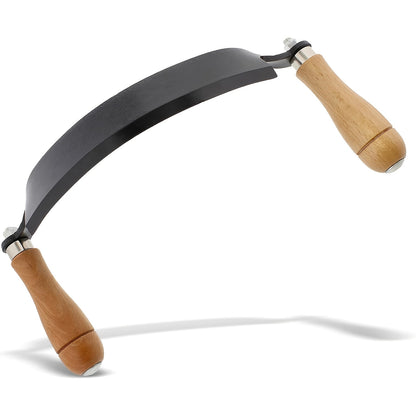 Draw Knife Woodworking Tool Curved, 5" 8" 10" Drawknife Debarking Shave Tool with Ergonomic Handle, Wood Bark Stripper for Timber Framing, Wood Turning, Carving & Log Peeling